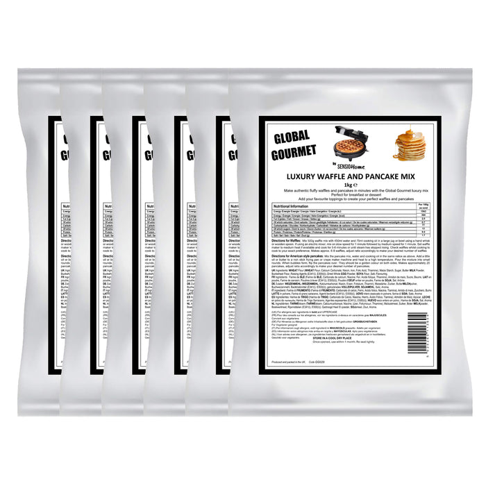 Luxury Belgian Style Waffle & Pancake Mix 6 x 1KG