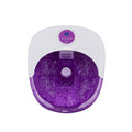 A purple and white foot spa massager pedicure bath with digital display and touch control. Luxury Foot Spa Massager Pedicure Bath
