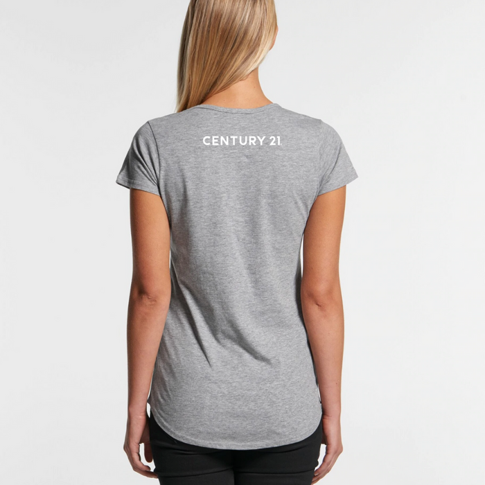 Mali Square Logo Tee - Athletic Grey - ON SALE
