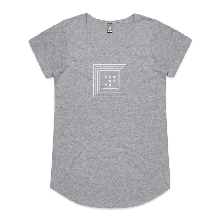 Mali Square Logo Tee - Athletic Grey - ON SALE