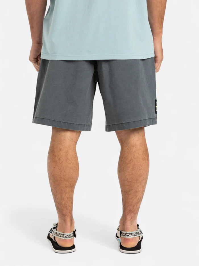 Malla Bermuda Quiksilver Taxer Global Heat Gris Oscuro