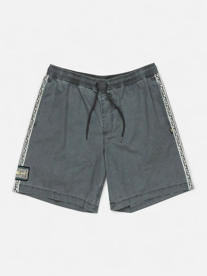 Malla Bermuda Quiksilver Taxer Global Heat Gris Oscuro