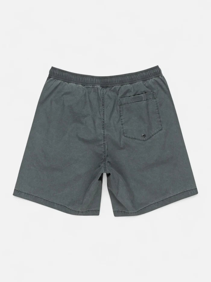 Malla Bermuda Quiksilver Taxer Global Heat Gris Oscuro