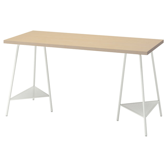 MALSKYTT Table top, 140x60cm, Birch/veneer