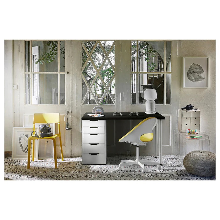 MALVAKT Table top, Black, 120x80cm