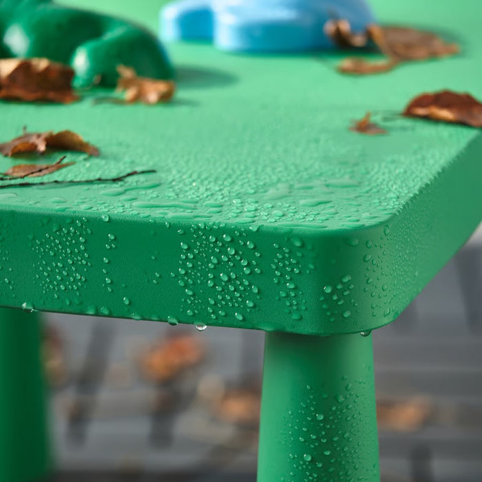 MAMMUT Children's table, Bright green, 77x55cm