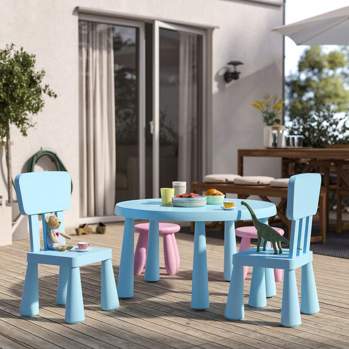MAMMUT Children's table, Light blue, 85cm