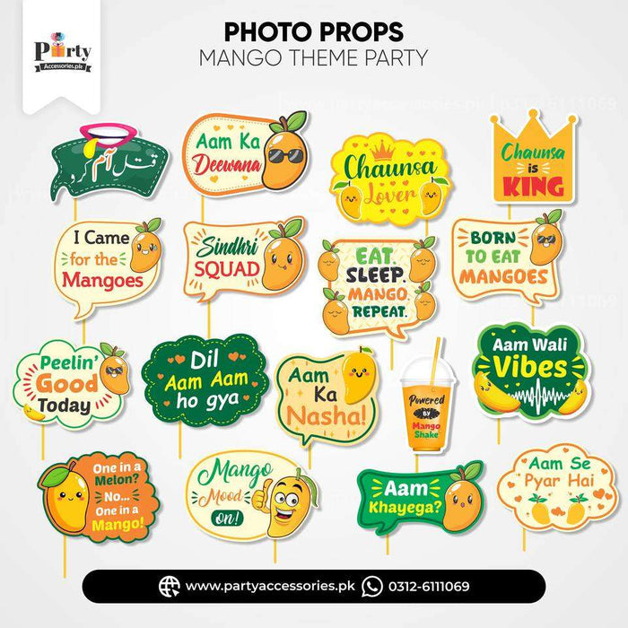 Mango Party Theme Props Set