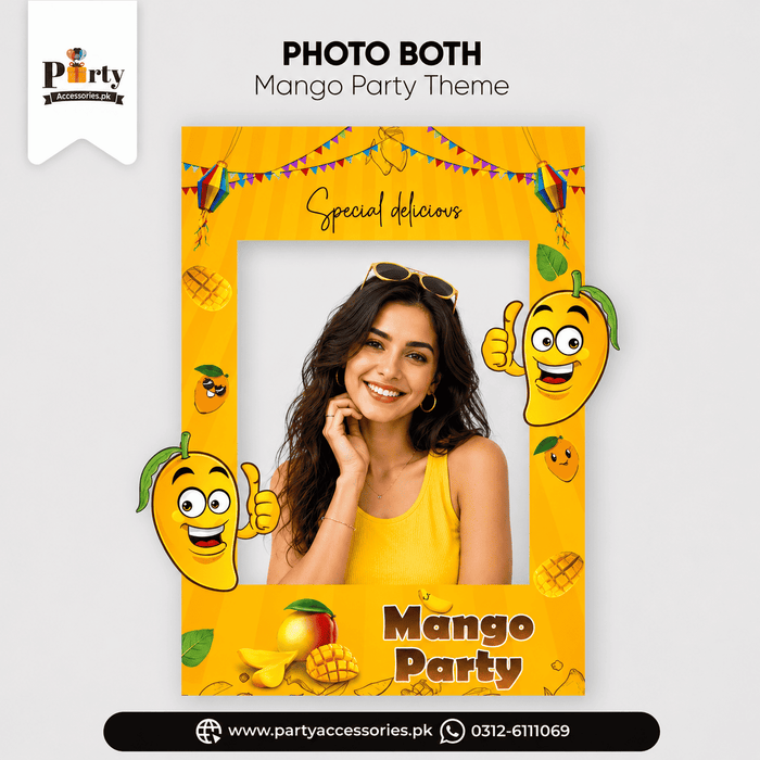 Customized Mango Theme Photo Booth /  Selfie Frame