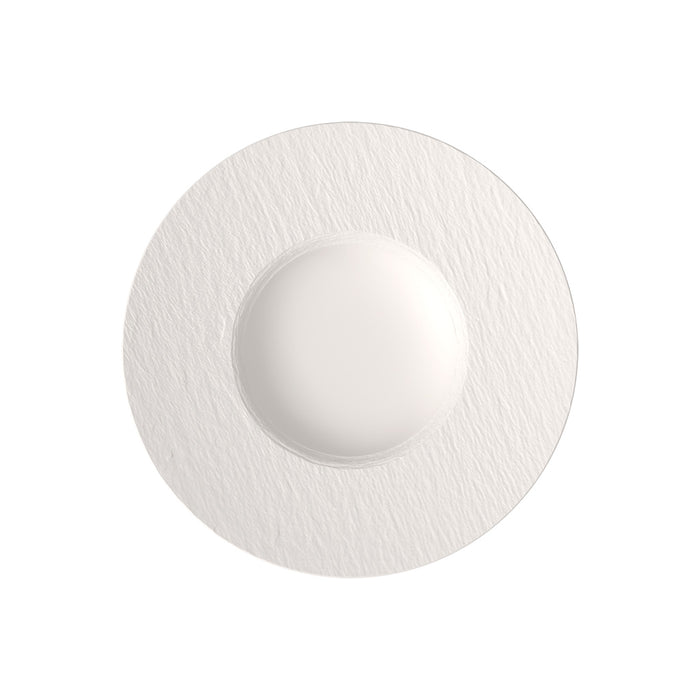 Manufacture Rock Blanc Pasta Plate 28 cm