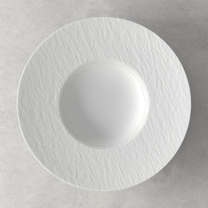 Manufacture Rock Blanc Pasta Plate 28 cm