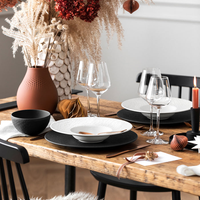 Manufacture Rock Blanc Pasta Plate 28 cm