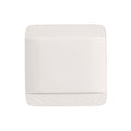 Manufacture Rock Blanc Square Flat Plate 28 cm
