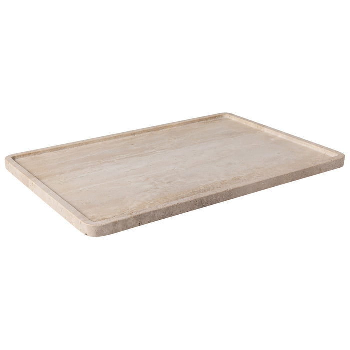 Manufacture Travertine Serving Platter 40.5 cm