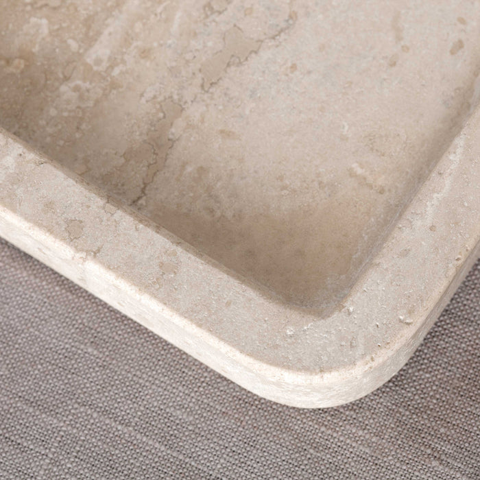 Manufacture Travertine Serving Platter 40.5 cm