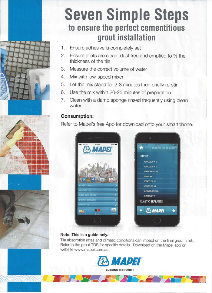 Ultracolor Plus - Stone Doctor Australia - Grout