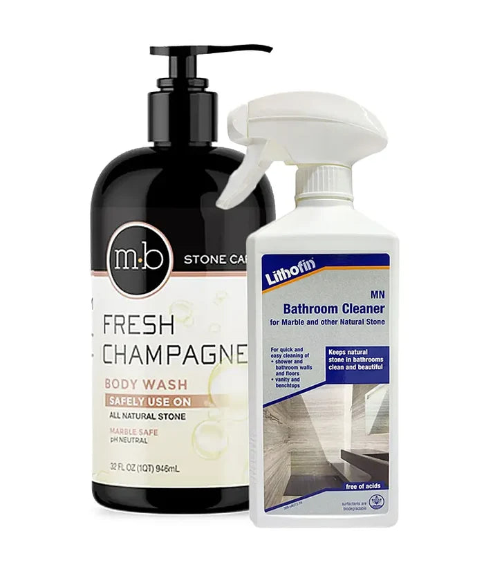 Marble Bathroom Protection Bundle – Clean Skin, Clean Stone - Stone Doctor Australia - Natural Stone > Bathroom Tiles > Cleaning Product