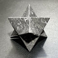 Marbled Shungite Merkaba Carving