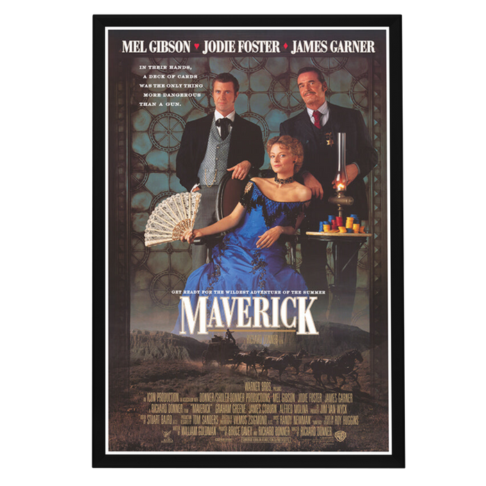 "Maverick" (1994) Framed Movie Poster