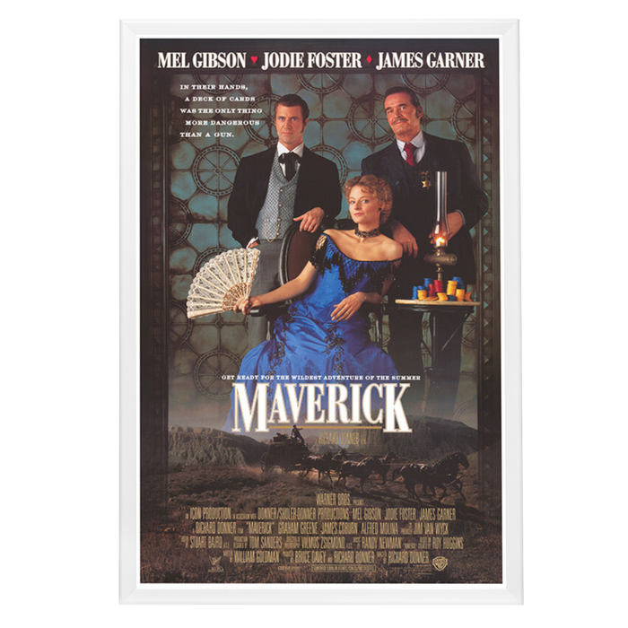 "Maverick" (1994) Framed Movie Poster
