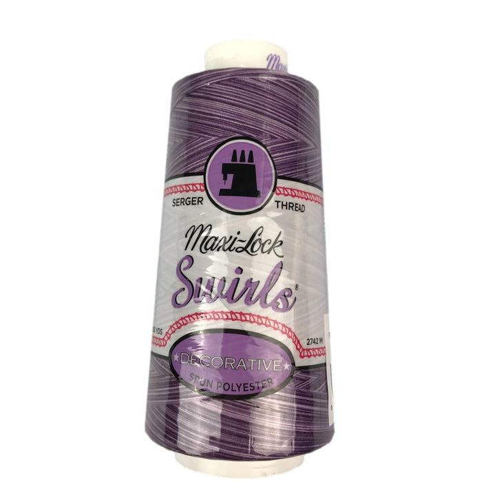 Maxi-Lock Swirls - Serger Thread - Assorted Colours