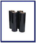 MaxValu Hand Pallet Wrap Black 300 Metres  - (4 Rolls Per Box) - Stone Doctor Australia - Industrial Products > Packaging > Stretch Film