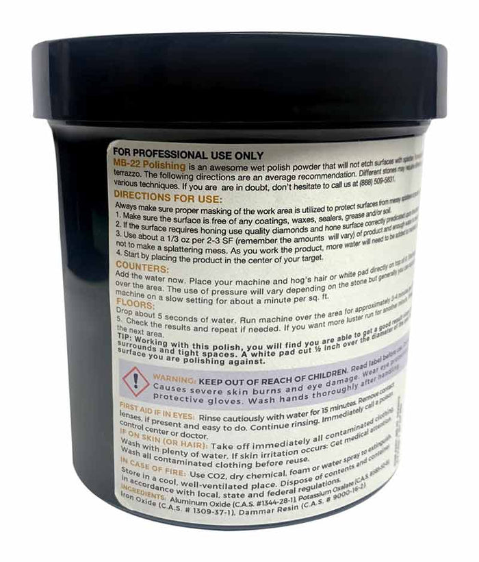 MB-22 E-Z Polishing Powder For Terrazzo - Stone Doctor Australia - Natural Stone > Marble > Polishing Powder