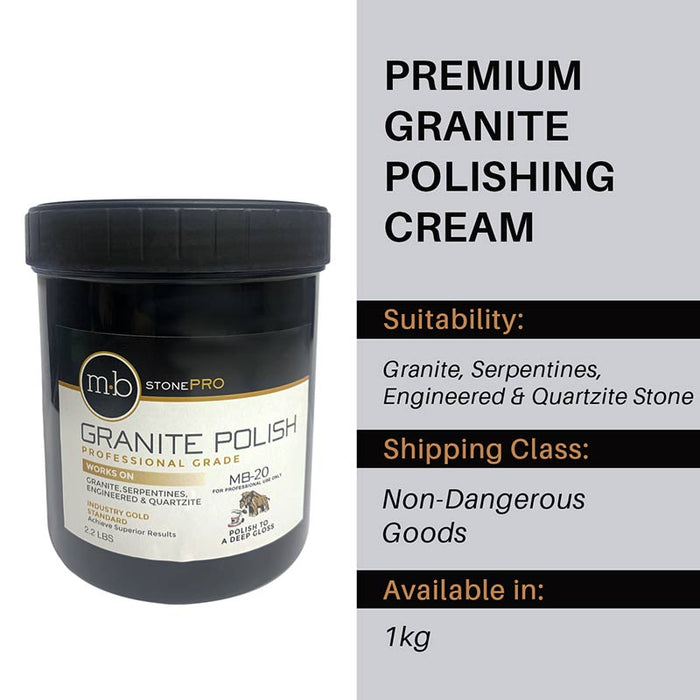 MB20 Premium Granite Polishing Cream - Stone Doctor Australia - Granite Polishing Cream
