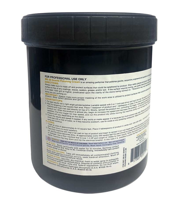 MB20 Premium Granite Polishing Cream - Stone Doctor Australia - Granite Polishing Cream