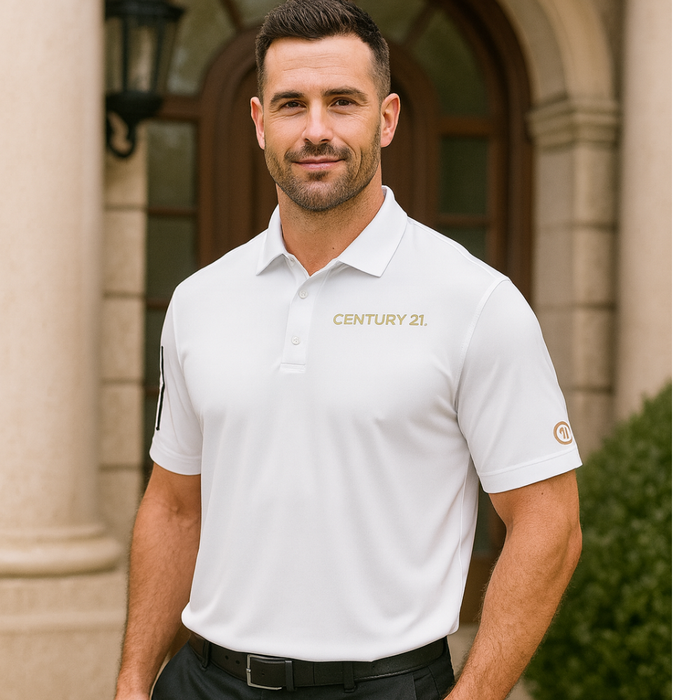 Adidas Mens 3-Stripes Polo – Century 21 Edition