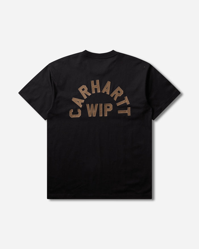 Carhartt WIP S/S Arch Script T-Shirt Black/WIP H Brown T-Shirts Shortsleeve I037255 3ZGXX