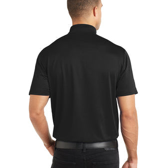 Mens Black Obsessed Diamond Polo - C21® logo - FINAL STOCK