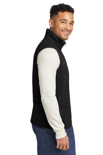Mens Eddie Bauer® Black Fleece Vest - C21®
