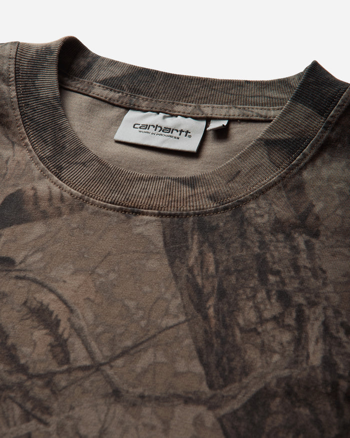 Carhartt WIP S/S Feather Tree T-Shirt Camo Feather Tree/Khaki T-Shirts Shortsleeve I037168 3ZQGD