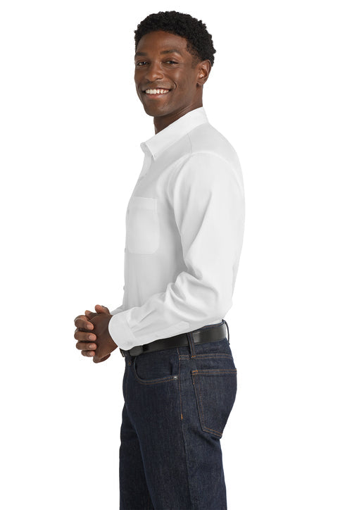 Mens Long Sleeve SuperPro React™ Twill Shirt