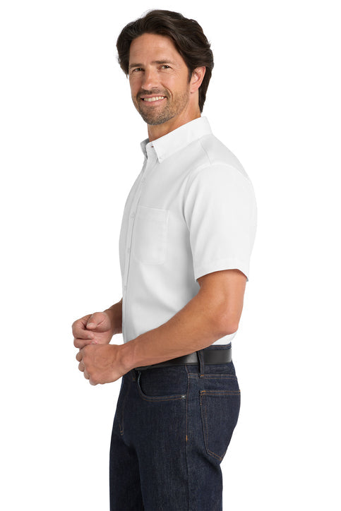 Mens Short Sleeve SuperPro React™ Twill Shirt