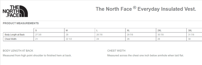 Mens The North Face® Everyday Insulated Vest - C21®