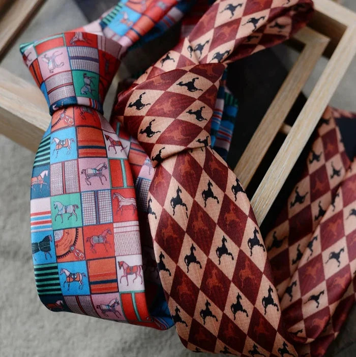 Men's Tie Horse Perr