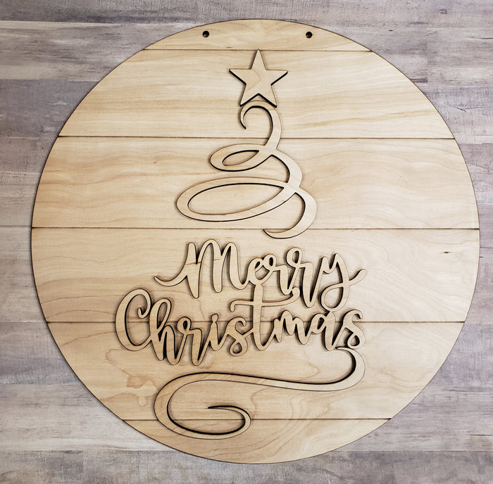 Merry Christmas Swirl