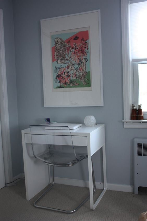 MICKE desk, 73cm, White