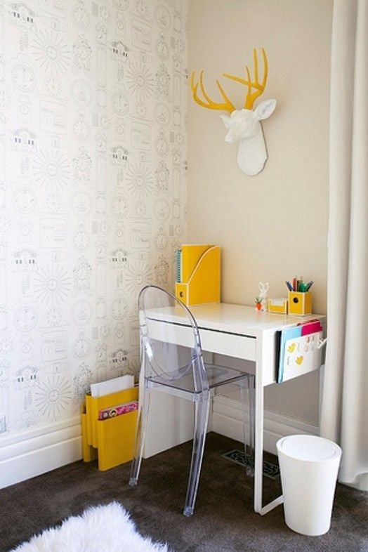 MICKE desk, 73cm, White