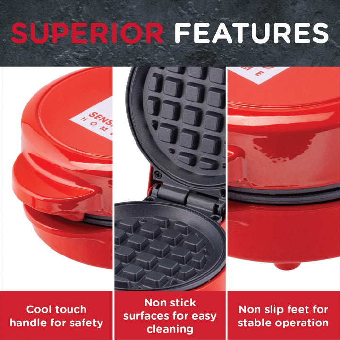 - Buy Now Home Mini Waffle Maker Machine