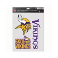 Minnesota Vikings Decal Multi Use Fan 3 Pack