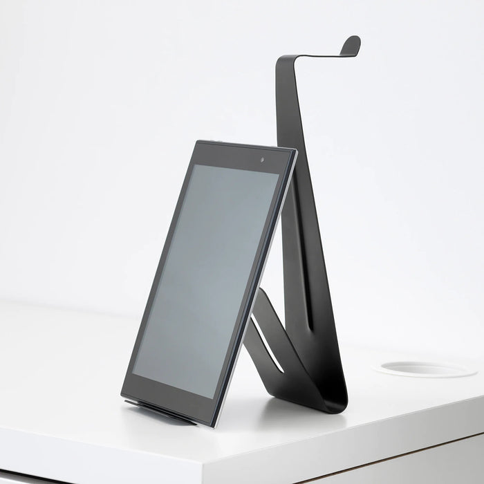 MOJLIGHET Stand for headphones and tablet/phone, Black