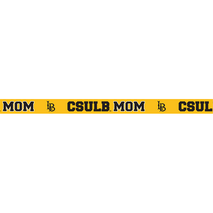 Mom CSULB LB Satin Lanyard - Gold, Neil