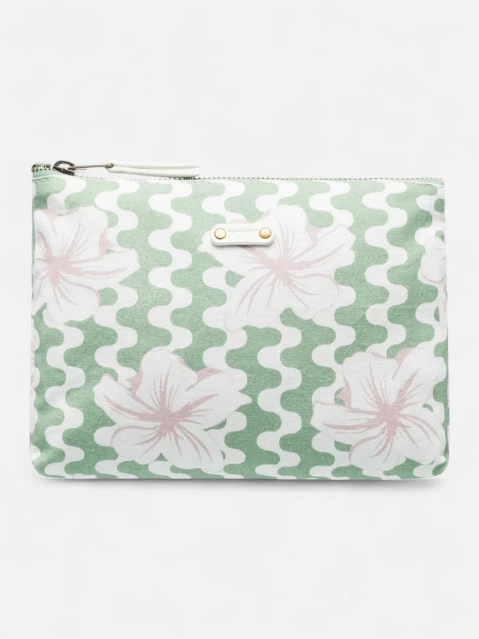 Monedero Roxy Pouch Verde Beige