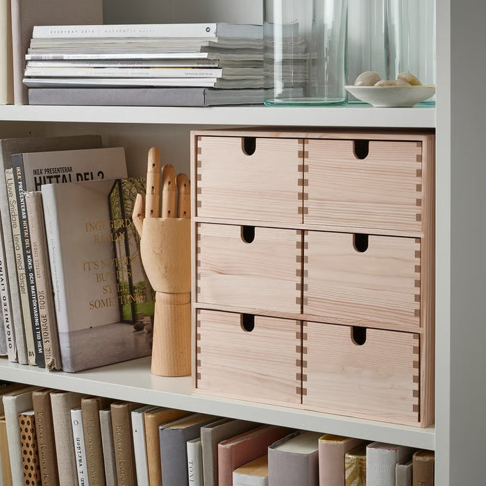 MOPPE Mini chest of drawers, Pine, 31x18x32cm