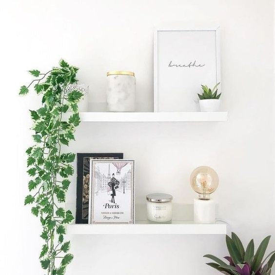 MOSSLANDA picture ledge, 55cm, White