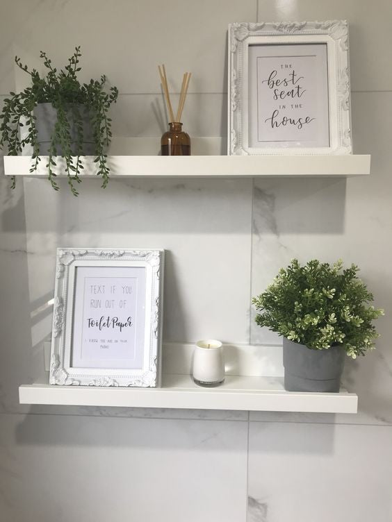 MOSSLANDA picture ledge, 55cm, White