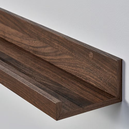 MOSSLANDA Picture ledge, Walnut effect, 55cm